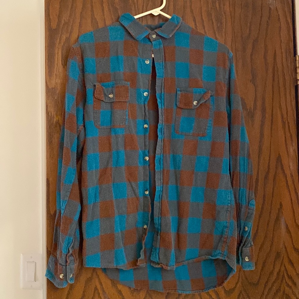 Free Nature Blue/Brown Flannel